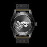 M173152A1L1X1 AVIATOR 8 AUTOMATIC 41 BLACK STEEL CURTISS WARHAWK -18