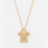 COLLAR NIÑO ORO AMARILLO